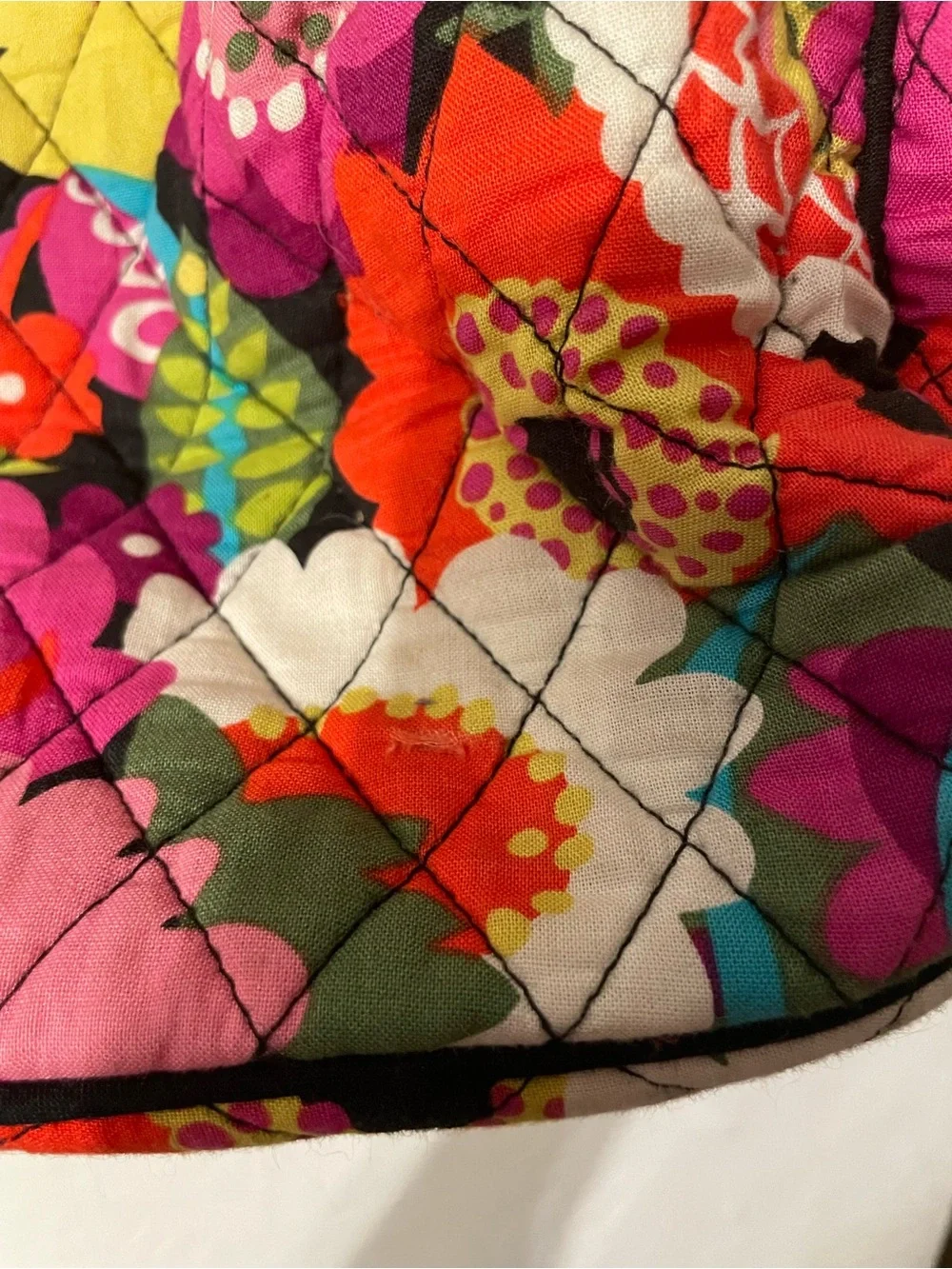 Vera Bradley Floral Quilted Backpack Pink Multicolor